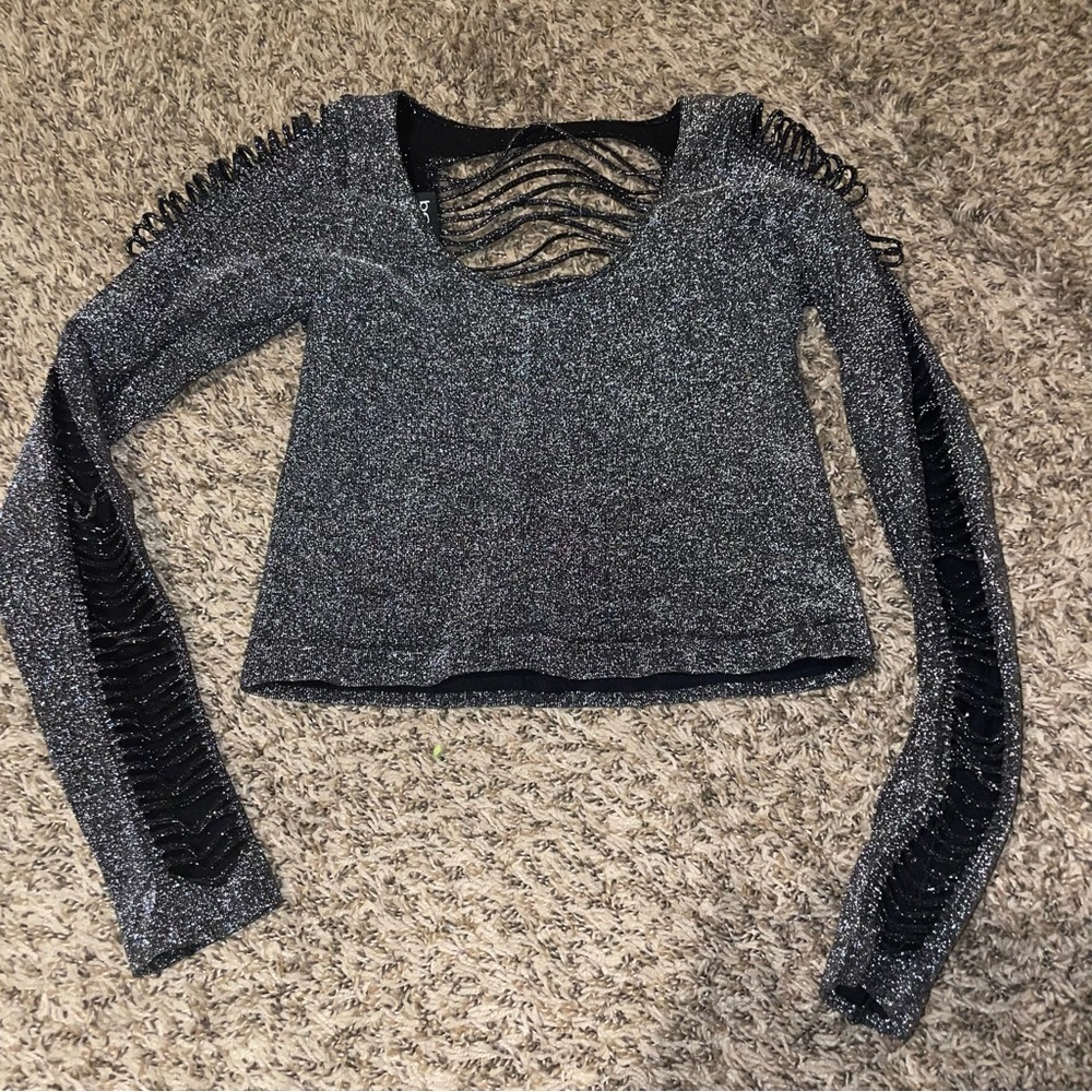Sparkle crop top
